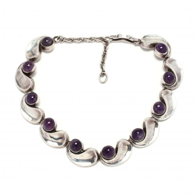 silver-and-amethyst-comma-necklace-antonio-pineda