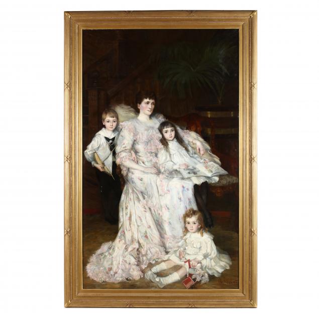 ruth-garnett-british-1836-1915-mother-and-three-children