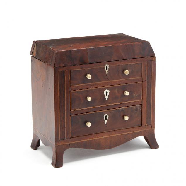 georgian-inlaid-mahogany-miniature-chest-of-drawers