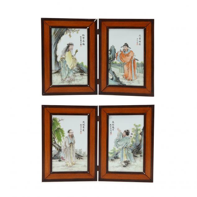 a-set-of-four-inscribed-chinese-famille-rose-figural-porcelain-plaques