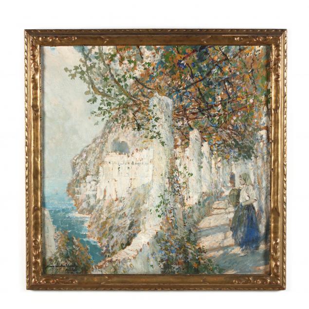 george-wharton-edwards-ca-ct-1859-1950-old-cloister-walk-amalfi-coast