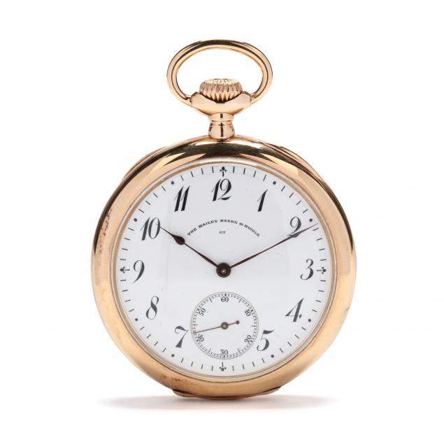 antique-18kt-gold-open-face-pocket-watch-bailey-banks-biddle