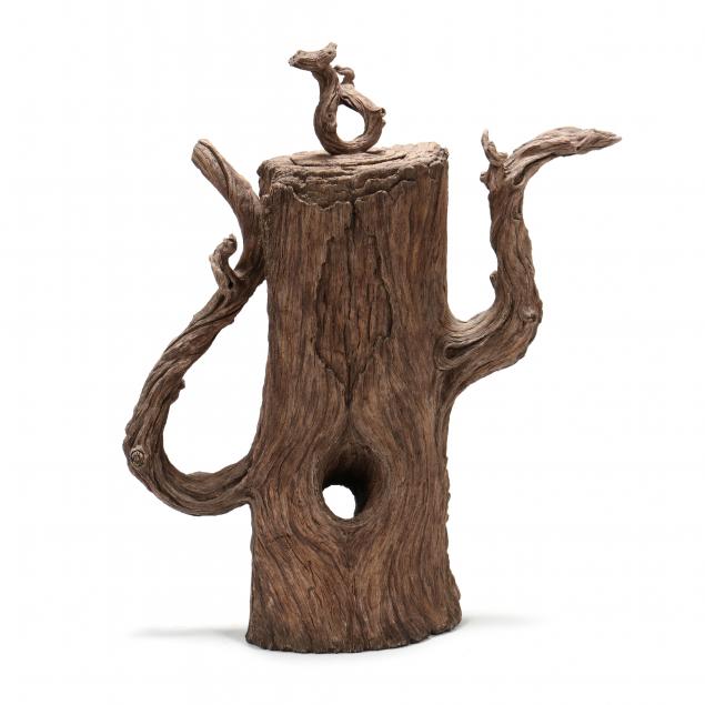 eric-serritella-ny-nc-large-ceramic-trompe-l-oeil-sculptural-teapot