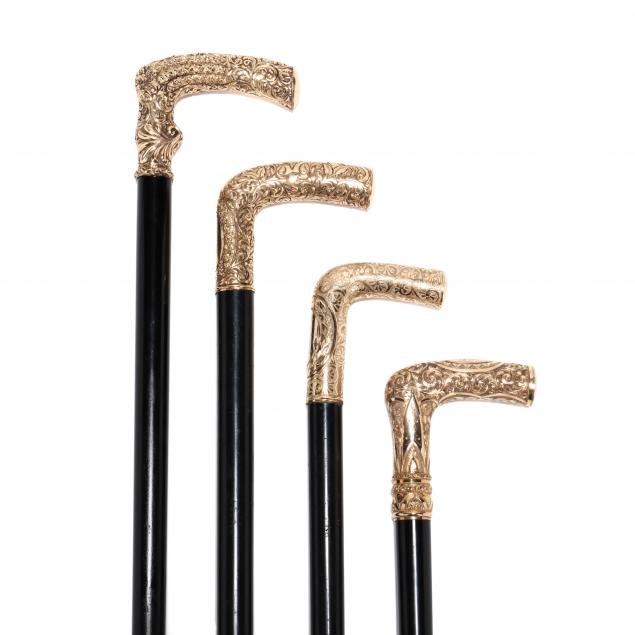 four-19th-century-gold-handled-canes