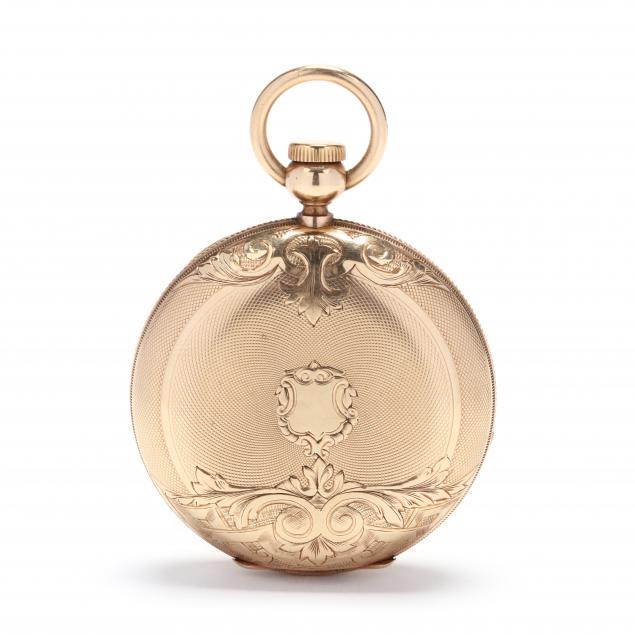 antique-gold-filled-hunter-case-william-ellery-pocket-watch-american