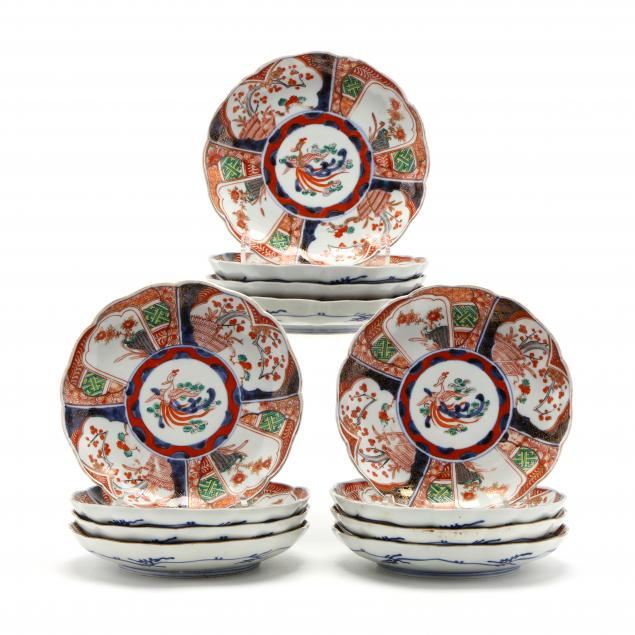 twelve-chinese-porcelain-imari-plates