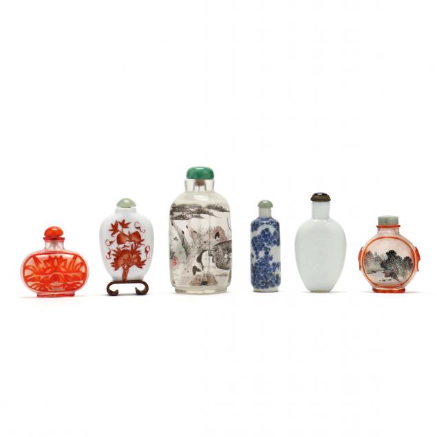 a-collection-of-six-chinese-snuff-bottles