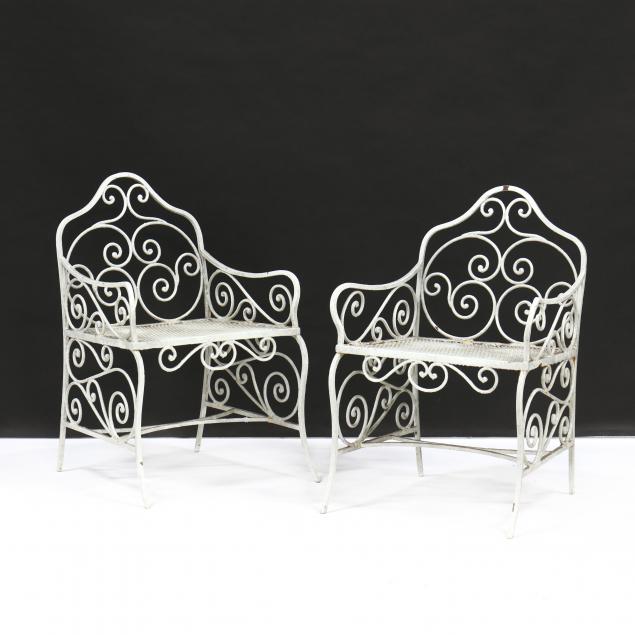 vintage-pair-of-iron-garden-chairs