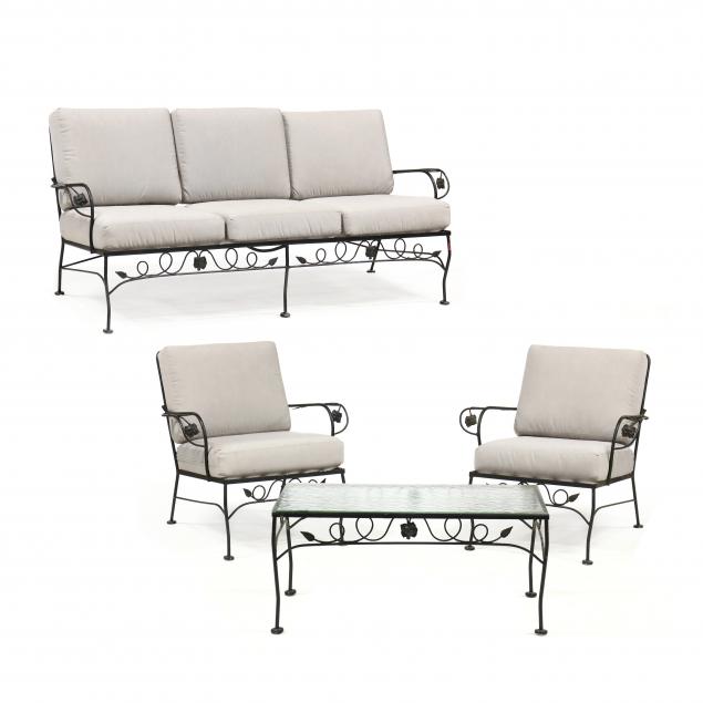 vintage-four-piece-iron-patio-set