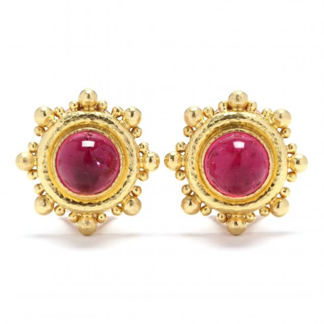 19kt-gold-and-pink-tourmaline-earrings-elizabeth-locke