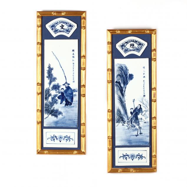 pair-of-chinese-framed-blue-white-porcelain-plaques
