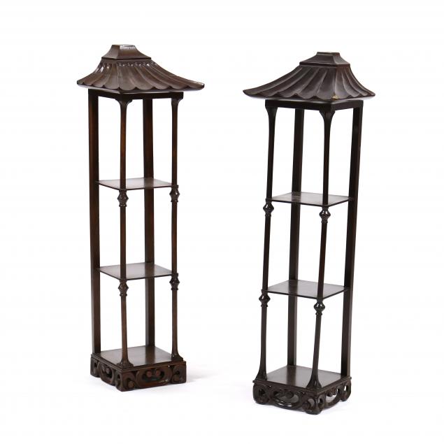 pair-of-contemporary-carved-wood-pagoda-form-wall-shelves