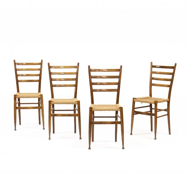set-of-four-mid-century-modern-side-chairs