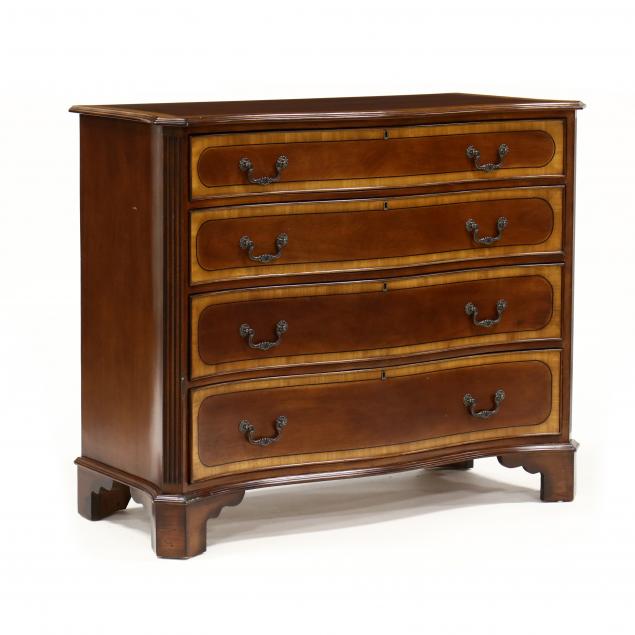 georgian-style-banded-mahogany-chest-of-drawers