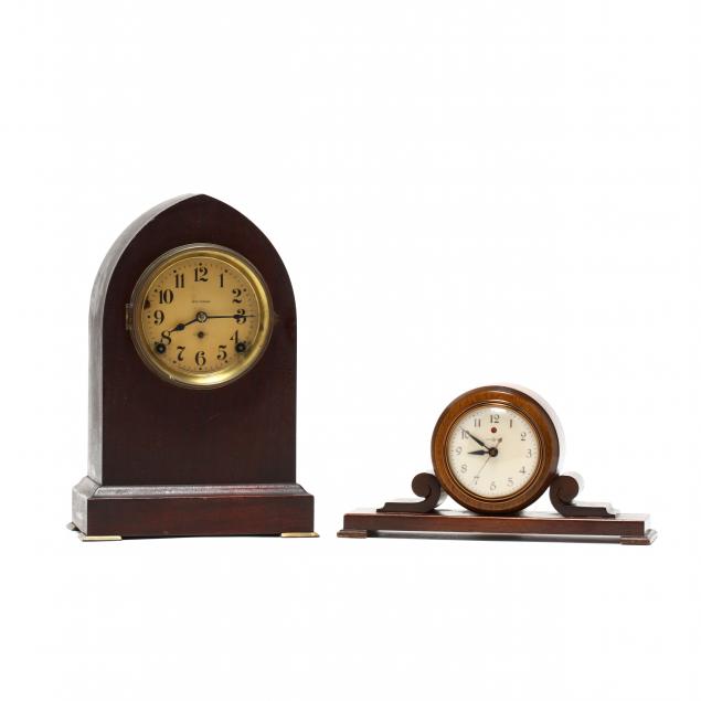 two-vintage-clocks