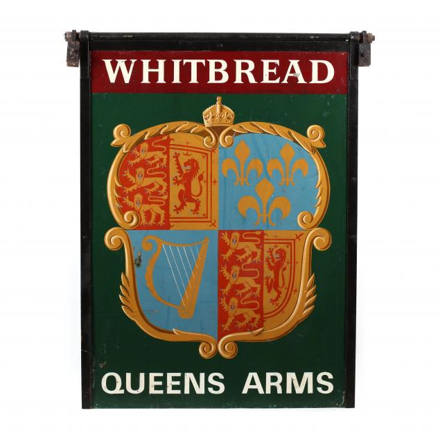 whitbread-queens-arms-double-sided-pub-sign