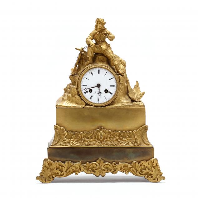 honore-pons-french-empire-dore-bronze-mantel-clock