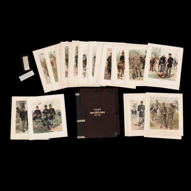 ogden-chromolithograph-portfolio-depicting-u-s-army-regulation-uniforms