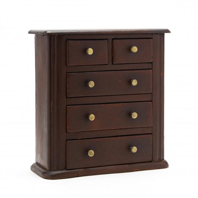 american-miniature-pine-chest-of-drawers