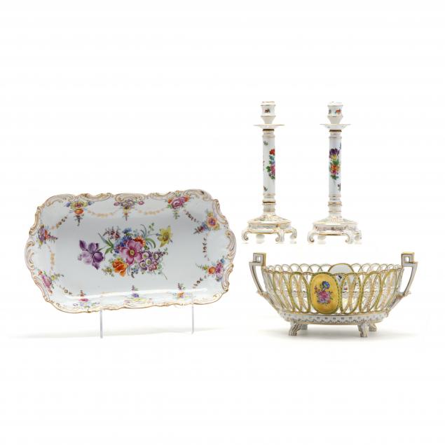 three-decorative-dresden-porcelain-table-accessories