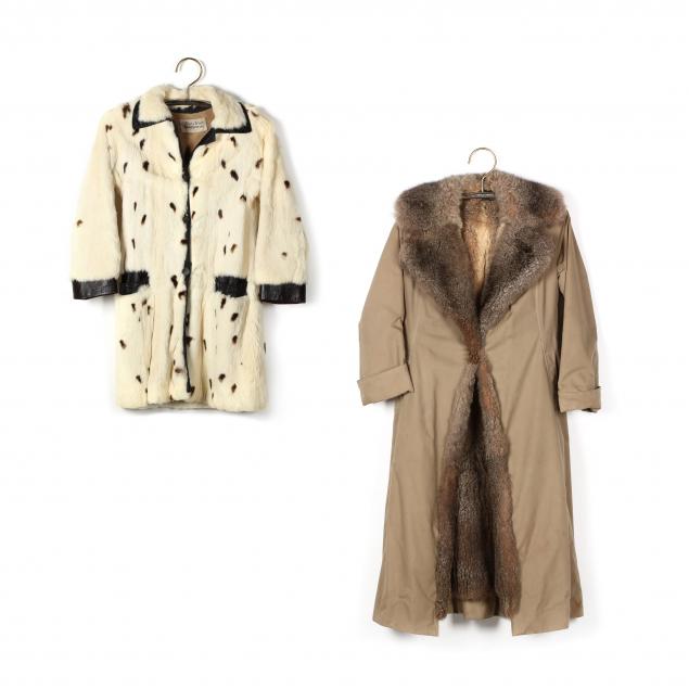 Two Vintage Revillon Fur Coats for Saks Fifth Ave. (Lot 3137 - A Single ...