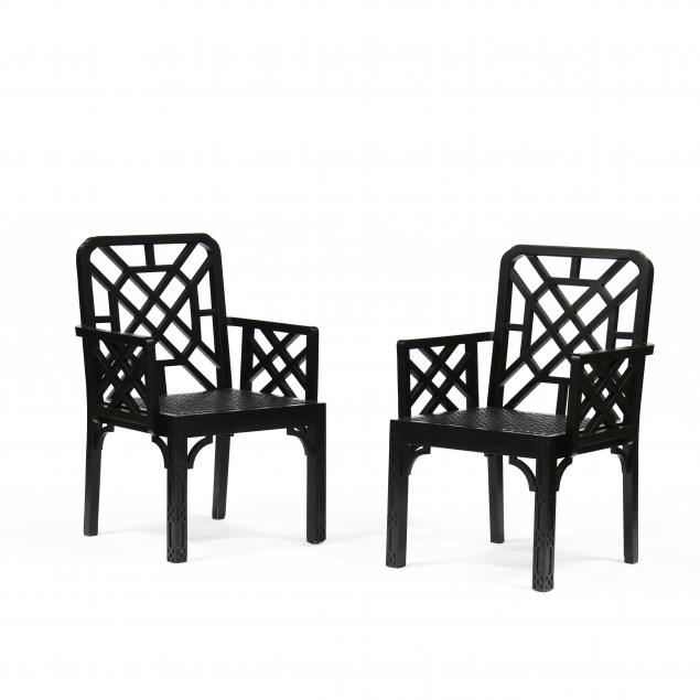 pair-of-contemporary-chinese-chippendale-style-lacquered-armchairs