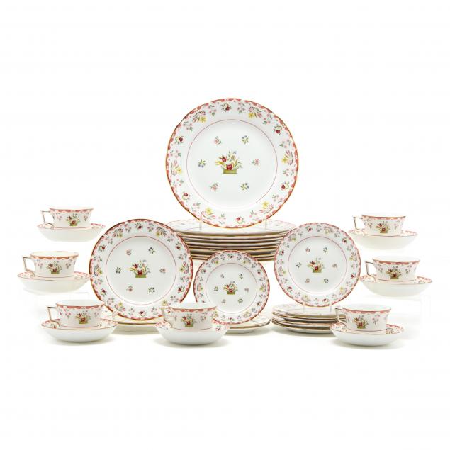 a-37-piece-partial-set-of-williamsburg-bianca-china-by-wedgwood