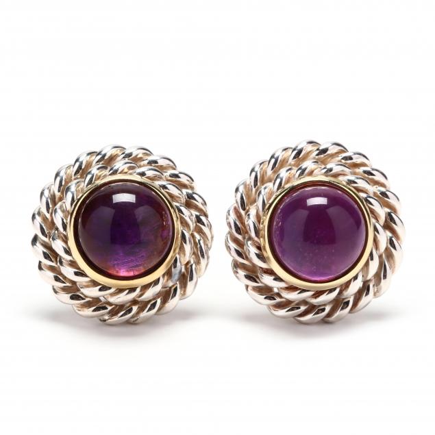 amethyst earrings tiffany