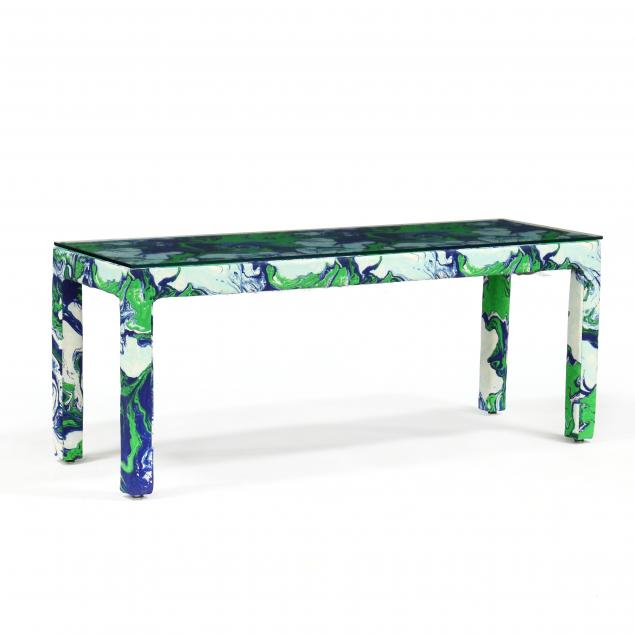 selig-designer-upholstered-console-table