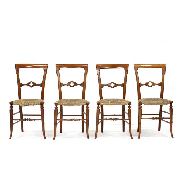 set-of-four-continental-gothic-style-side-chairs