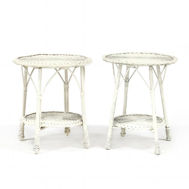 pair-of-wicker-tables