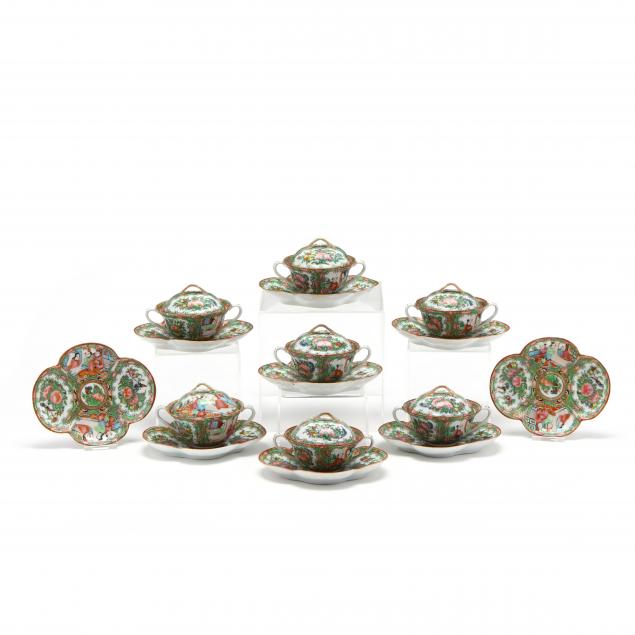 chinese-export-famille-rose-pot-de-creme-set