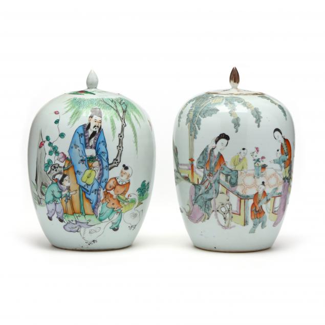 two-chinese-porcelain-ginger-jars
