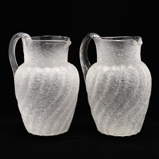 pair-of-overshot-glass-pitchers
