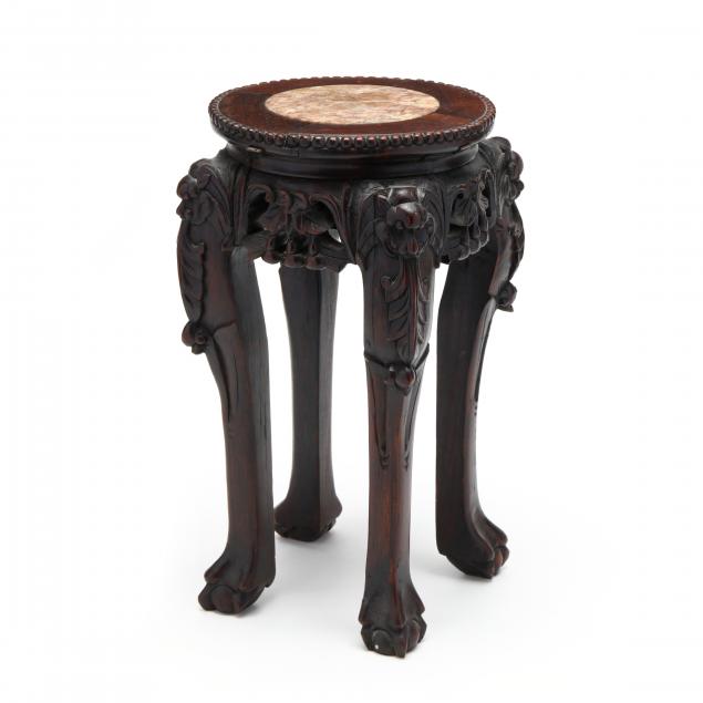 a-diminutive-chinese-carved-wood-table-with-marble