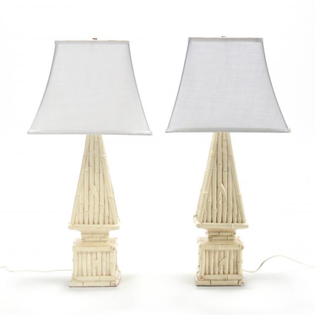 pair-of-faux-bamboo-obelisk-table-lamps