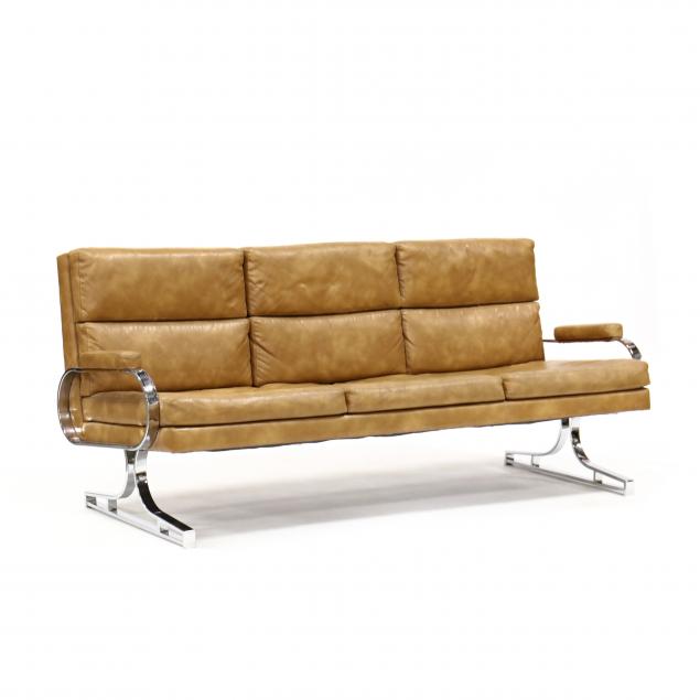 vintage-leather-and-chrome-sofa