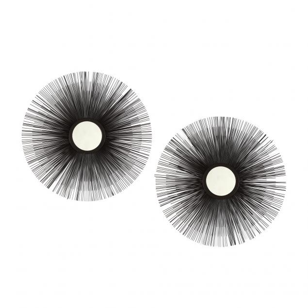 pair-of-contemporary-diminutive-sunburst-mirrors