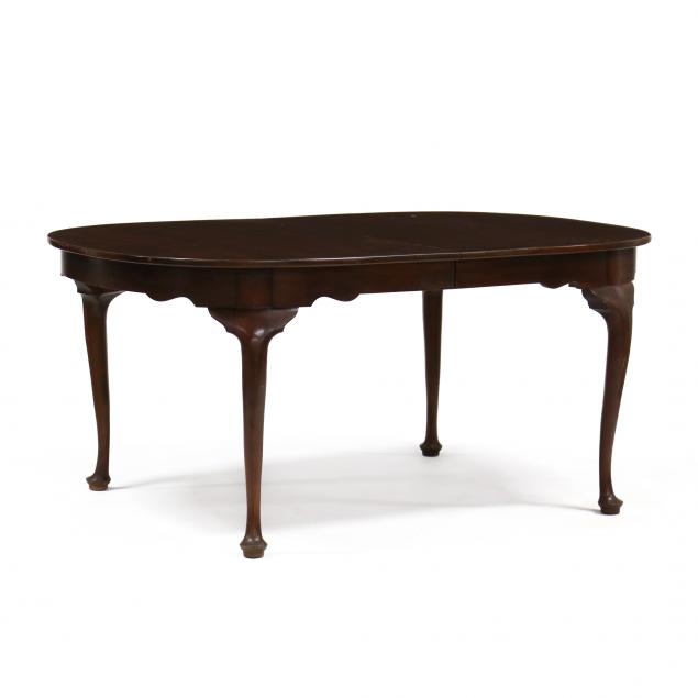 henkel-harris-queen-anne-style-mahogany-dining-table