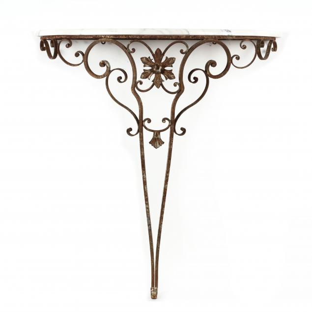 spanish-style-iron-and-marble-console-table