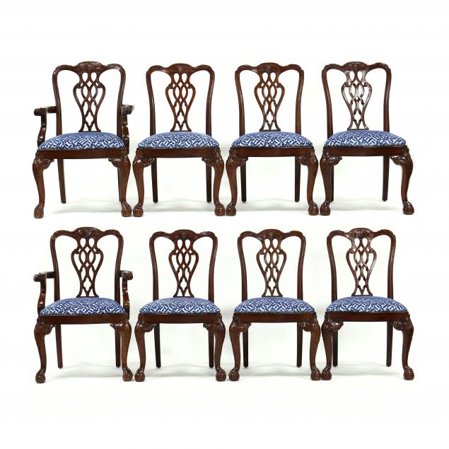 maitland-smith-set-of-eight-chippendale-style-mahogany-dining-chairs