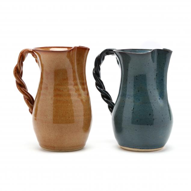 nc-pottery-two-pitchers-shelton-pottery