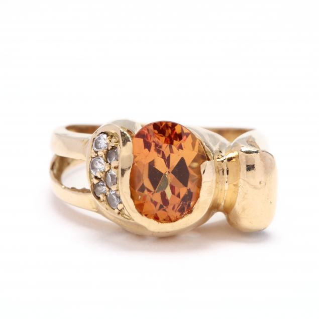 gold-and-orange-sapphire-ring