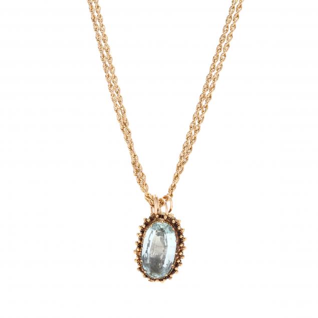 gold-and-aquamarine-pendant-necklace
