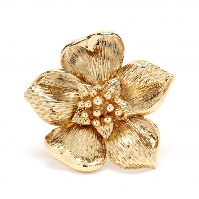 18kt-gold-flower-brooch-tiffany-co