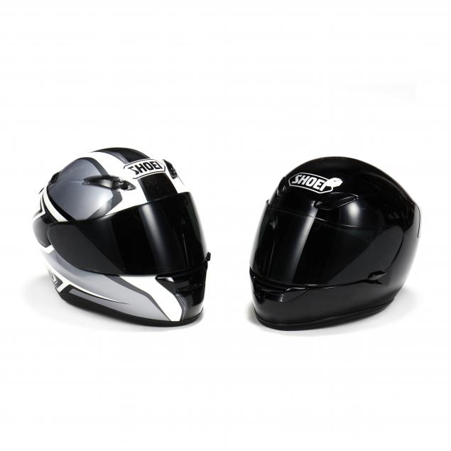 two-shoei-motorcycle-helmets