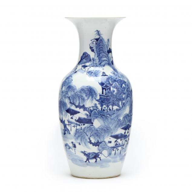 a-tall-chinese-porcelain-blue-and-white-landscape-vase