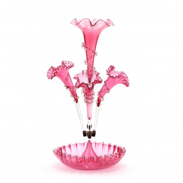 antique-cranberry-glass-epergne
