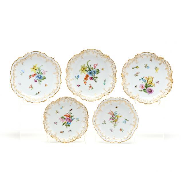 five-hand-painted-limoges-porcelain-plates