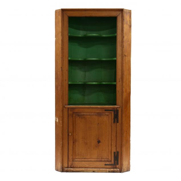 antique-american-architectural-barrel-back-corner-cupboard